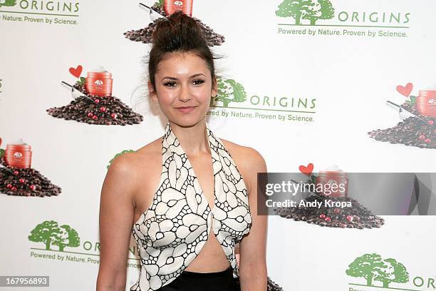 Nina Dobrev attends Origins "GinZing" Launch Event at Origins 5th Avenue on May 3, 2013 in New York City.