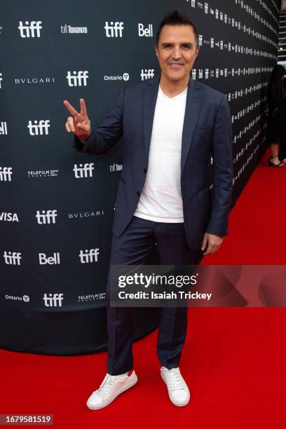 Billy Rovzar attends the "El Sabor de la Navidad" premiere during the 2023 Toronto International Film Festival at Royal Alexandra Theatre on...