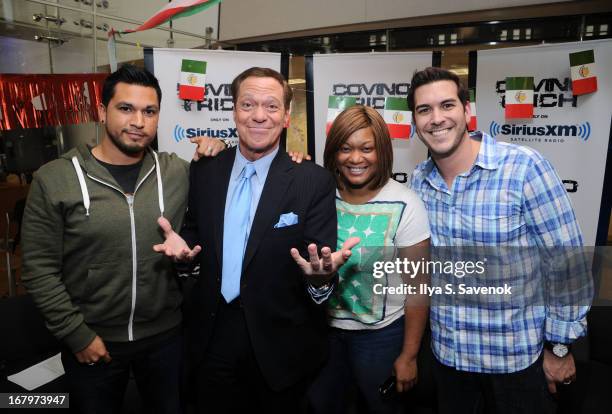 SiriusXM hosts Covino & Rich host their annual Cinco de Mayo Guac-Off with special guests TV personality Sunny Anderson and Joe Piscopo at SiriusXM...