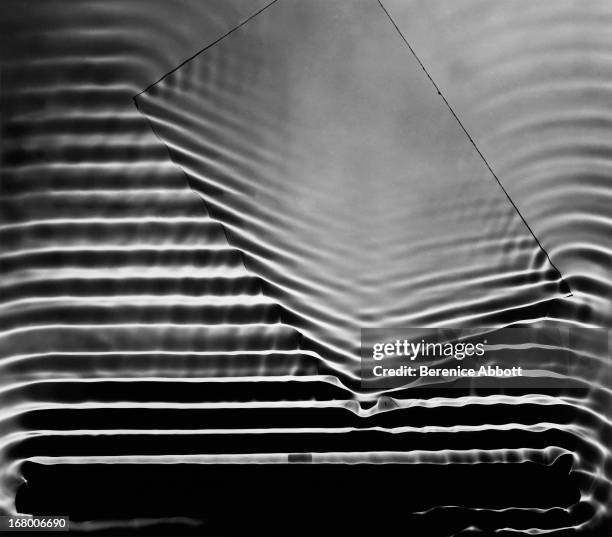 Wave pattern with glass plate, 1958-61.