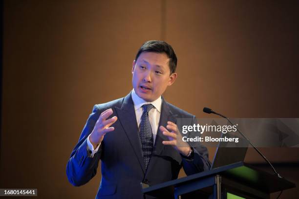 Sam Lee, president and chief executive officer of NorthIsle Copper and Gold Inc., speaks during the Gold Forum Americas in Colorado Springs,...