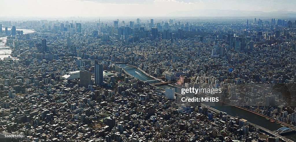 On top of Tokyo city!