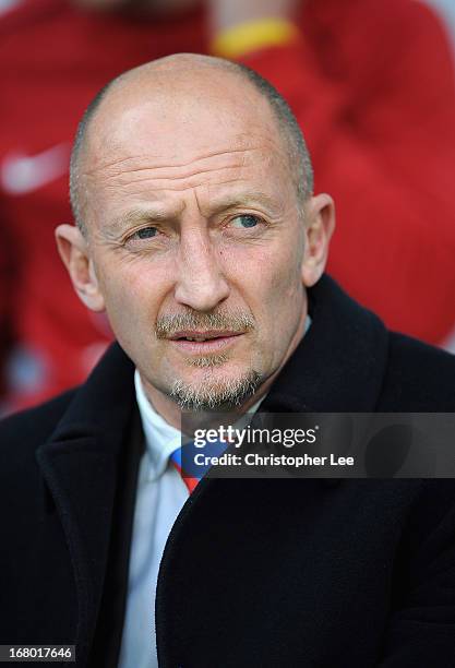 Manager Ian Holloway of Crystal Palace during the npower Championship match between Crystal Palace and Peterborough United at Selhurst Park on May...