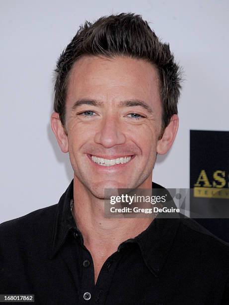 Actor David Faustino arrives at the 20th Annual Race To Erase MS Gala 'Love To Erase MS' at the Hyatt Regency Century Plaza on May 3, 2013 in Century...