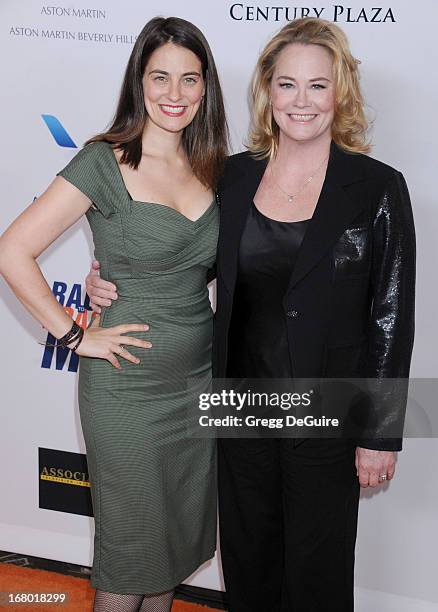 Actors Cybill Shepherd and daughter Clementine Ford arrive at the 20th Annual Race To Erase MS Gala 'Love To Erase MS' at the Hyatt Regency Century...