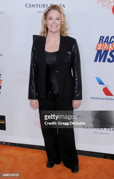 Actress Cybill Shepherd arrives at the 20th Annual Race To Erase MS Gala 'Love To Erase MS' at the Hyatt Regency Century Plaza on May 3, 2013 in...