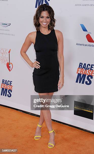 Personality Melissa Rycroft arrives at the 20th Annual Race To Erase MS Gala 'Love To Erase MS' at the Hyatt Regency Century Plaza on May 3, 2013 in...