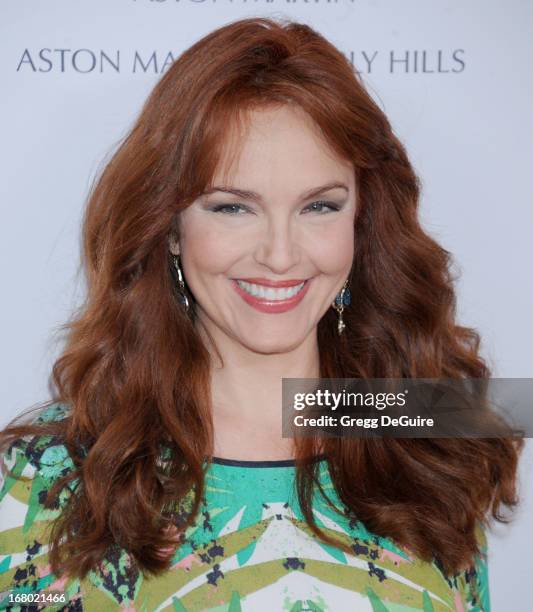 Actress Amy Yasbeck arrives at the 20th Annual Race To Erase MS Gala 'Love To Erase MS' at the Hyatt Regency Century Plaza on May 3, 2013 in Century...