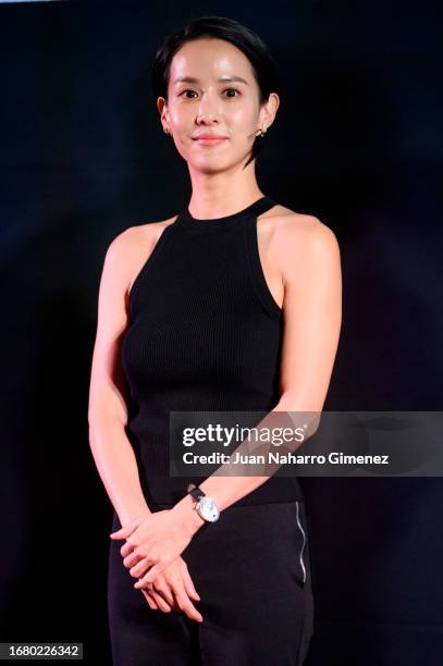 Actress Cho Yeo-Jeong attends the ceremony for the appointment of the first International ambassador of Madrid Turismo at Palacio De Santona on...