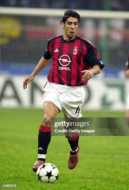 Manuel Rui Costa of AC Milan in action during the Serie A match between AC Milan and Roma, played at the 'Giuseppe Meazza' San Siro Stadium, Milan,...