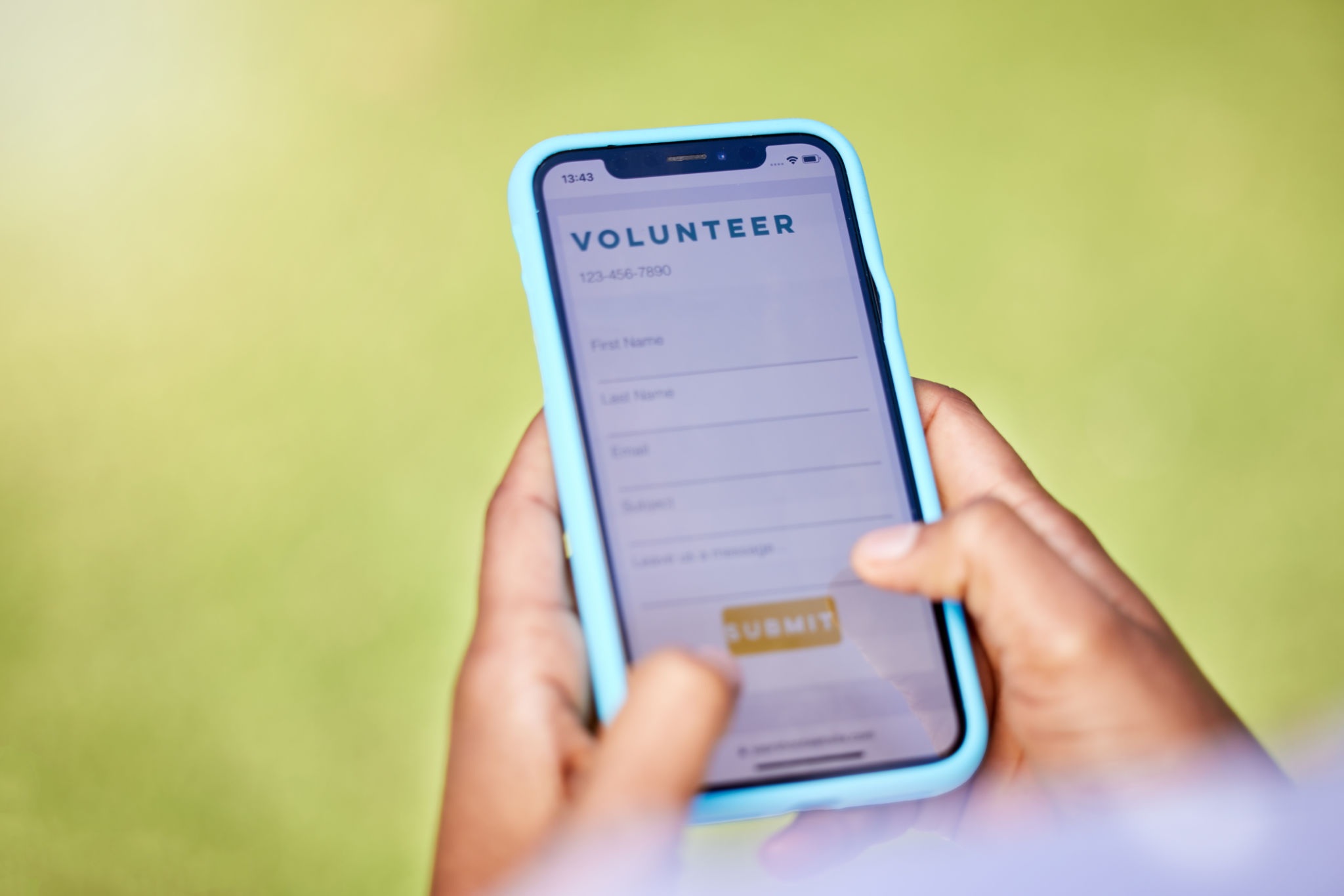 volunteer application