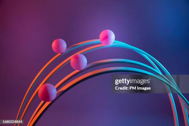 getting over the hump - 4 balls - excitement abstract stock pictures, royalty-free photos & images