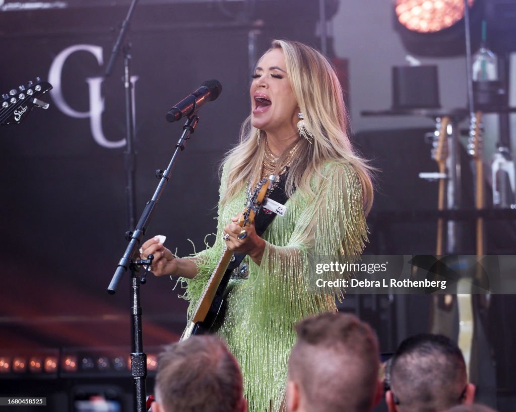 Carrie Underwood performs on NBC's "Today" Show at Rockefeller Plaza