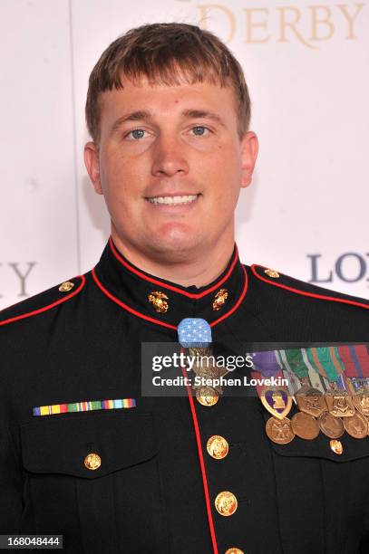 Dakota Meyer attends the 139th Kentucky Derby at Churchill Downs on May 4, 2013 in Louisville, Kentucky.