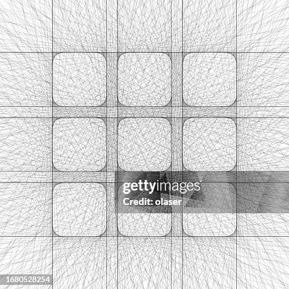 A Fullframe Pattern Featuring Nine Squares Each Intricately Designed ...