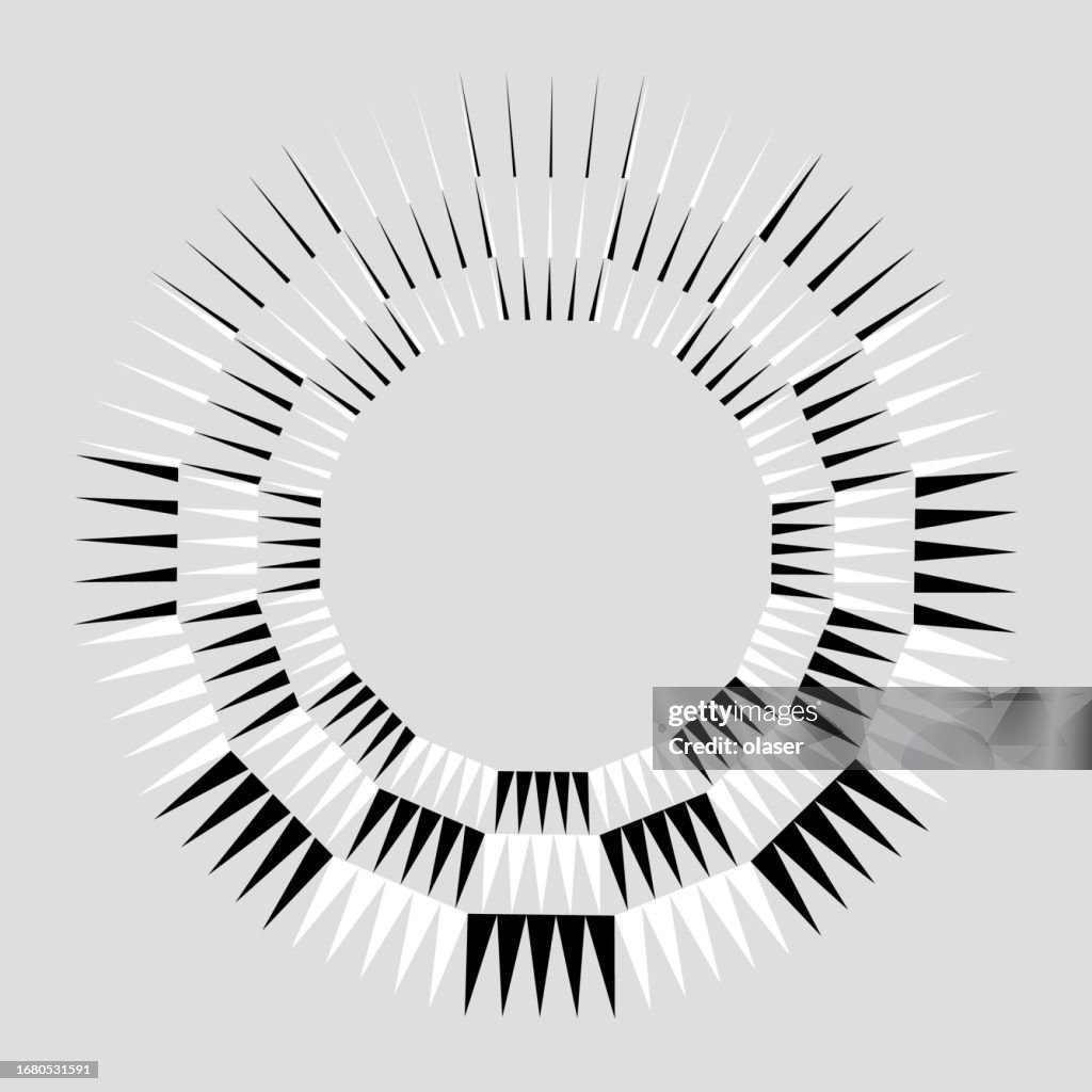 Geometric Circle Polygon Pattern Featuring Rectangles Each Containing ...