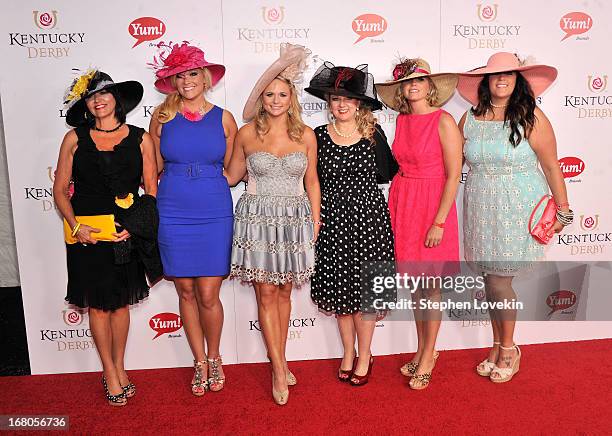 Singer Miranda Lambert attends the 139th Kentucky Derby at Churchill Downs on May 4, 2013 in Louisville, Kentucky.