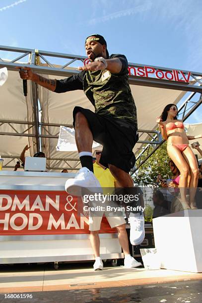 Recording artist Method Man performs during Ditch Weekend at the Palms Pool & Bungalows at the Palms Casino Resort on May 4, 2013 in Las Vegas,...