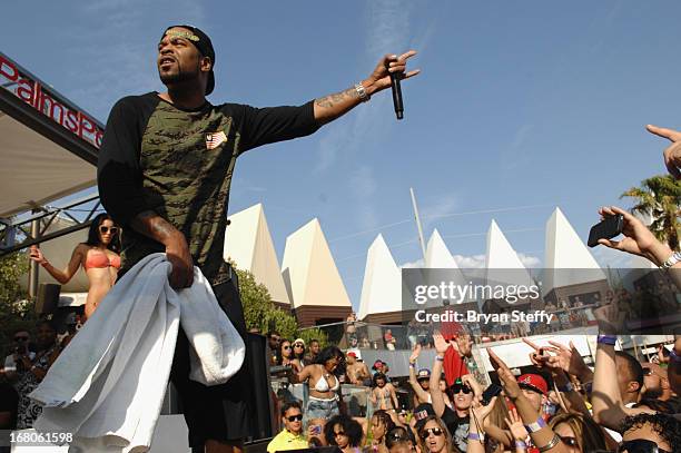 Recording artist Method Man performs during Ditch Weekend at the Palms Pool & Bungalows at the Palms Casino Resort on May 4, 2013 in Las Vegas,...