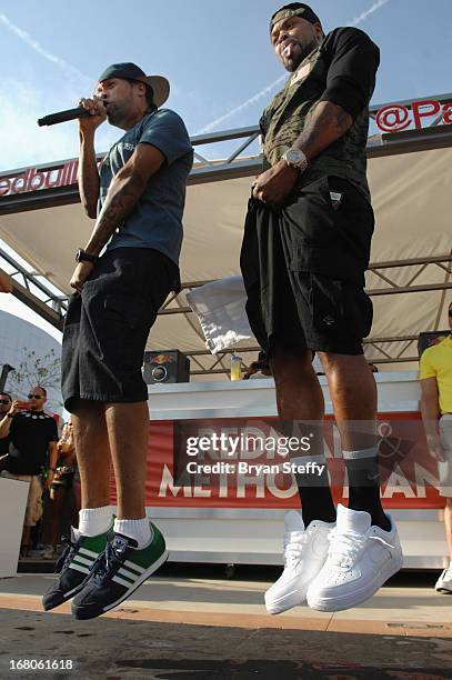 Recording artist's Redman and Method Man perform during Ditch Weekend at the Palms Pool & Bungalows at the Palms Casino Resort on May 4, 2013 in Las...