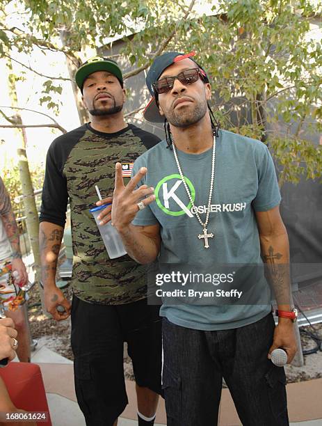 Recording artist's Method Man and Redman appear during Ditch Weekend at the Palms Pool & Bungalows at the Palms Casino Resort on May 4, 2013 in Las...