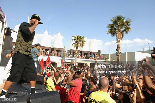 Recording artist Method Man performs during Ditch Weekend at the Palms Pool & Bungalows at the Palms Casino Resort on May 4, 2013 in Las Vegas,...