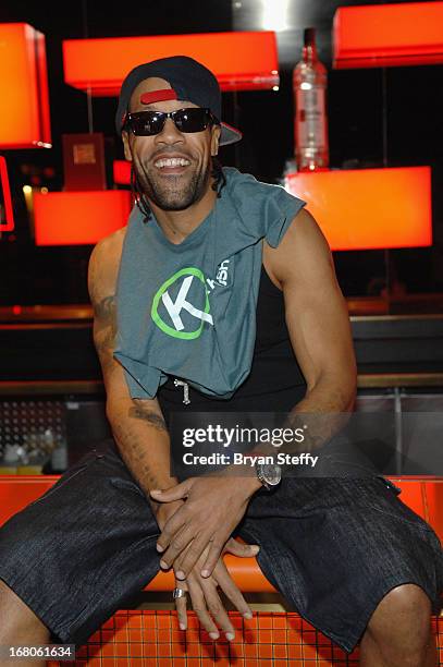 Recording artist Redman arrives to perform during Ditch Weekend at the Palms Pool & Bungalows at the Palms Casino Resort on May 4, 2013 in Las Vegas,...