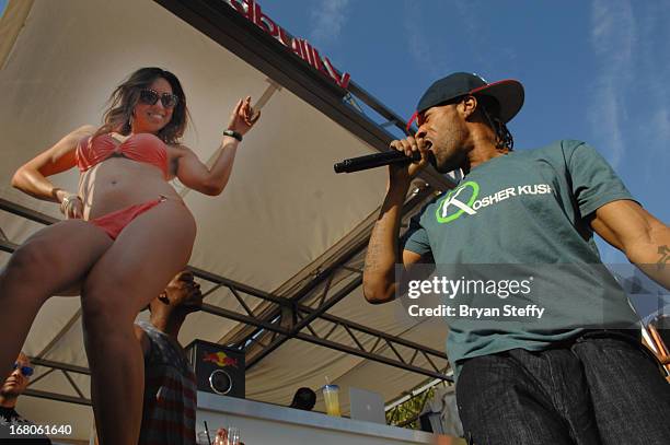 Recording artist Redman performs during Ditch Weekend at the Palms Pool & Bungalows at the Palms Casino Resort on May 4, 2013 in Las Vegas, Nevada.