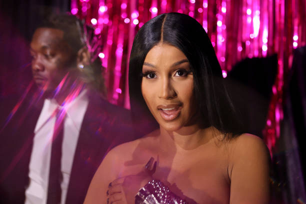 Offset and Cardi B attend the 2023 Video Music Awards at Prudential Center on September 12, 2023 in Newark, New Jersey.