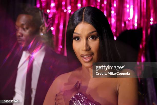 Offset and Cardi B attend the 2023 Video Music Awards at Prudential Center on September 12, 2023 in Newark, New Jersey.