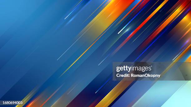 colorful abstract background with vibrant diagonal strips. - orange abstract stock illustrations
