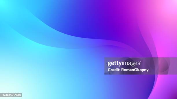 soft wavy background in blue and purple colors - pink colour stock illustrations