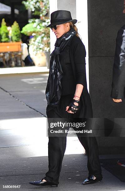 Singer Madonna sighting on May 4, 2013 in New York City.