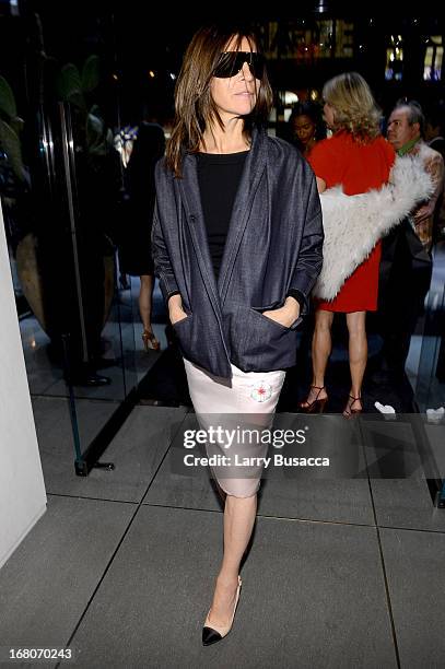 Carine Roitfeld attends Dolce&Gabbana, along with Giovanna Battaglia, celebrate the opening of the 5th Avenue Flagship Boutique on May 4, 2013 in New...