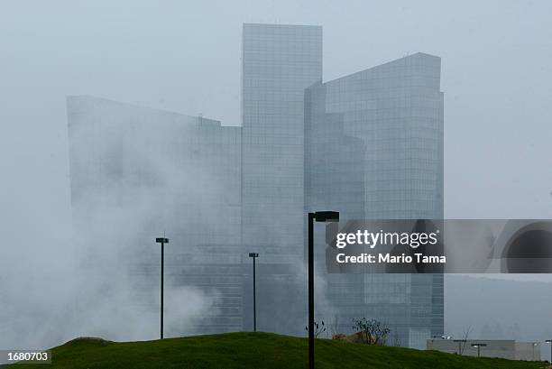 Mohegan Sun casino and hotel is seen November 21, 2002 in Uncasville, Connecticut. The casino is owned and operated by the Mohegan Tribe which is a...