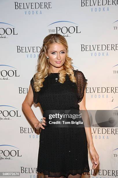 Paris Hilton hosts The Pool After Dark's 6th year anniversary party at Harrah's Resort on Saturday May 4, 2013 in Atlantic City, New Jersey.