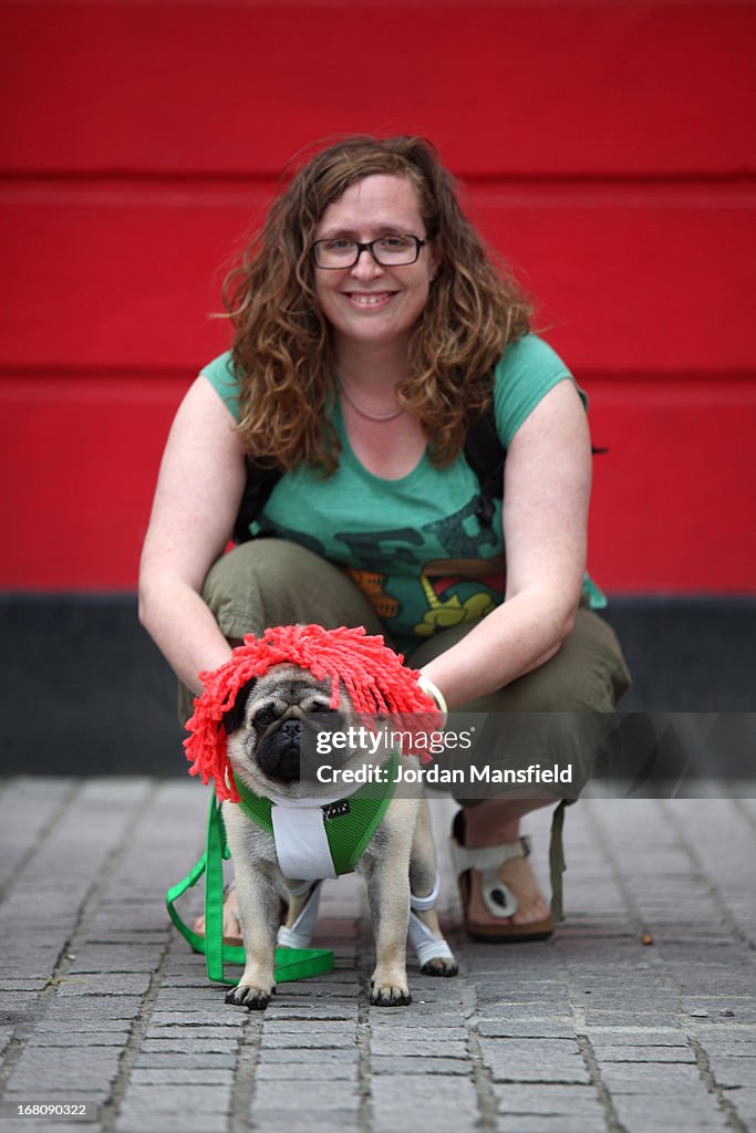 Owners Enter Their Dogs In To The Sci-fi Dogs Parade