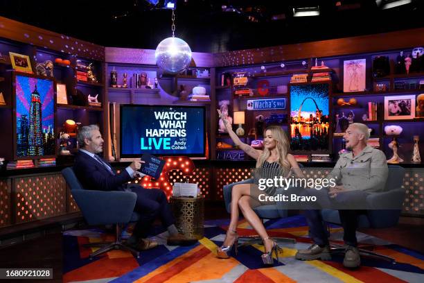 Episode 20151 -- Pictured: Andy Cohen, Rita Ora, Diplo --