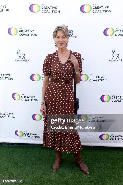 Wendie Malick attends The Creative Coalition's 2023 Television Humanitarian Awards at Kimpton La Peer Hotel on September 14, 2023 in West Hollywood,...