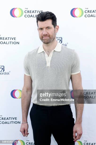 Billy Eichner attends The Creative Coalition's 2023 Television Humanitarian Awards at Kimpton La Peer Hotel on September 14, 2023 in West Hollywood,...