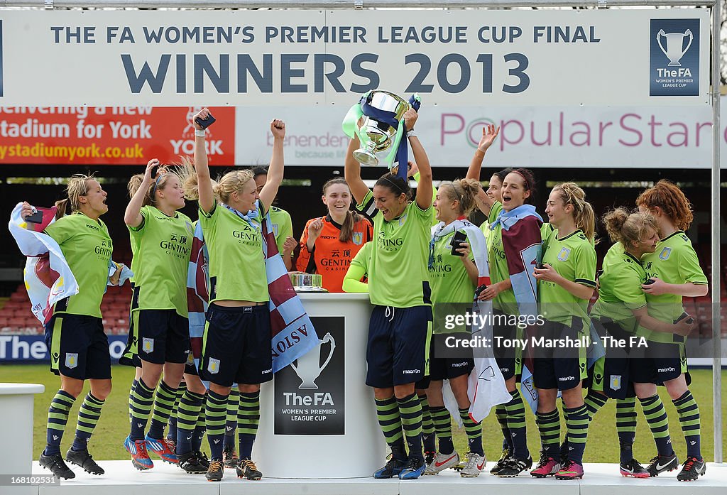 Aston Villa Ladies v Leeds United Ladies - FA Women's Premier League Cup Final