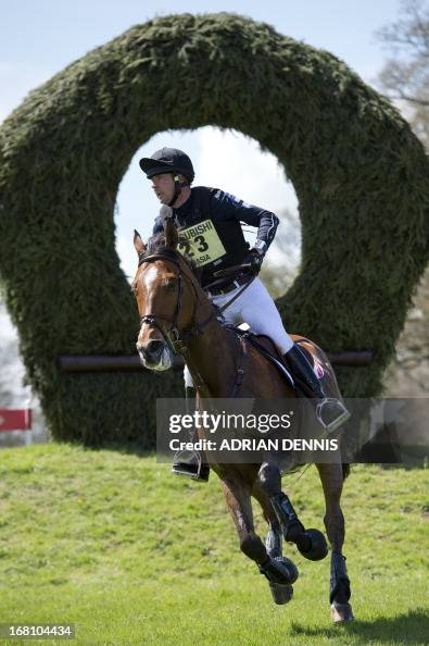 Italy's Marco Biasia riding Tatchou jumps the 16th Outlander Bank