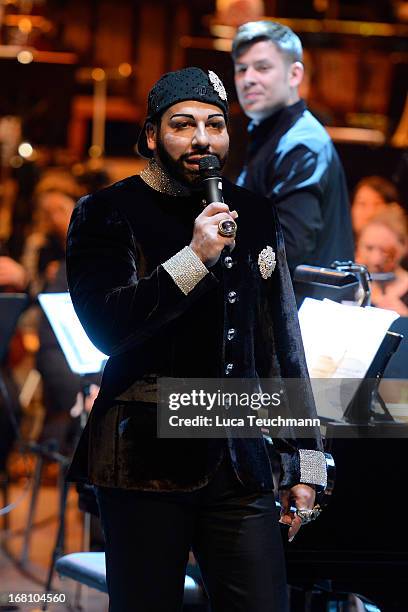 Harald Gloeoeckler attends the ORSO Rock-Symphony-Night 2013 at Friedrichstadt-Palast on May 5, 2013 in Berlin, Germany.