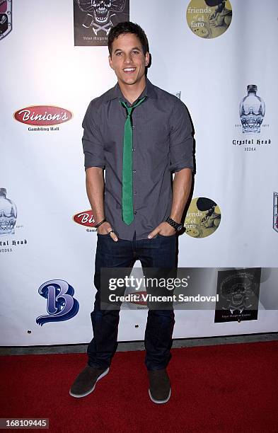 Actor Mike C. Manning attends the 10th annual anniversary and Cinco De Mayo benefit with annual Charity Celebrity Poker Tournament at Velvet...