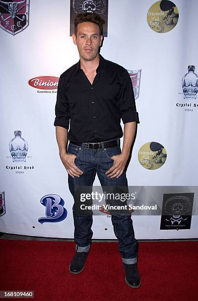 Actor Kevin Alejandro attends the 10th annual anniversary and Cinco De Mayo benefit with annual Charity Celebrity Poker Tournament at Velvet...