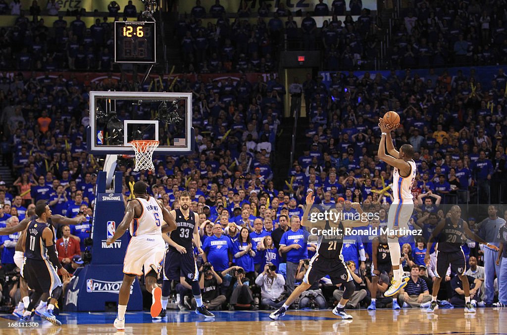 Memphis Grizzlies v Oklahoma City Thunder - Game One