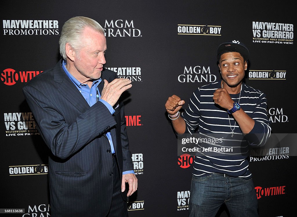 Pre-Fight Party For Mayweather v Guerrero Title Fight At The MGM Grand