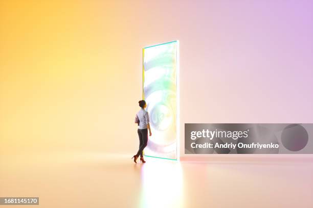 metaverse portal. - progreso conceptos fotografías e imágenes de stock