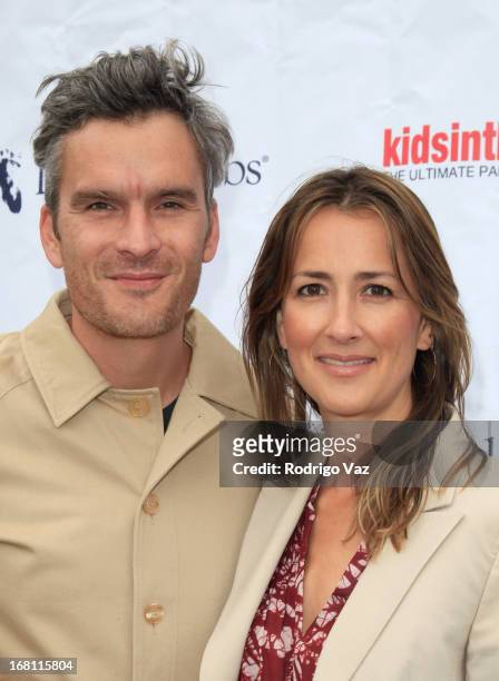 Co-Founder of Pregnancy Awareness Month Anna Getty and actor Balthazar Getty attend the Pregnancy Awareness Month 2013 Kick-Off Event "Celebrating...