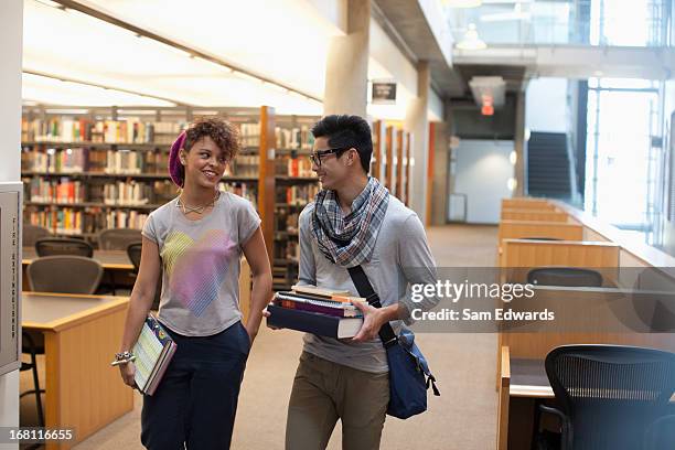Talking In The Library Two People Library Photos and Premium High Res Pictures - Getty Images
